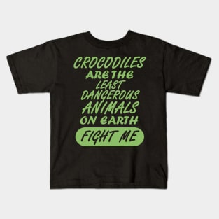 Crocodile Reptile Lizard Animal Safari Africa Saying Kids T-Shirt